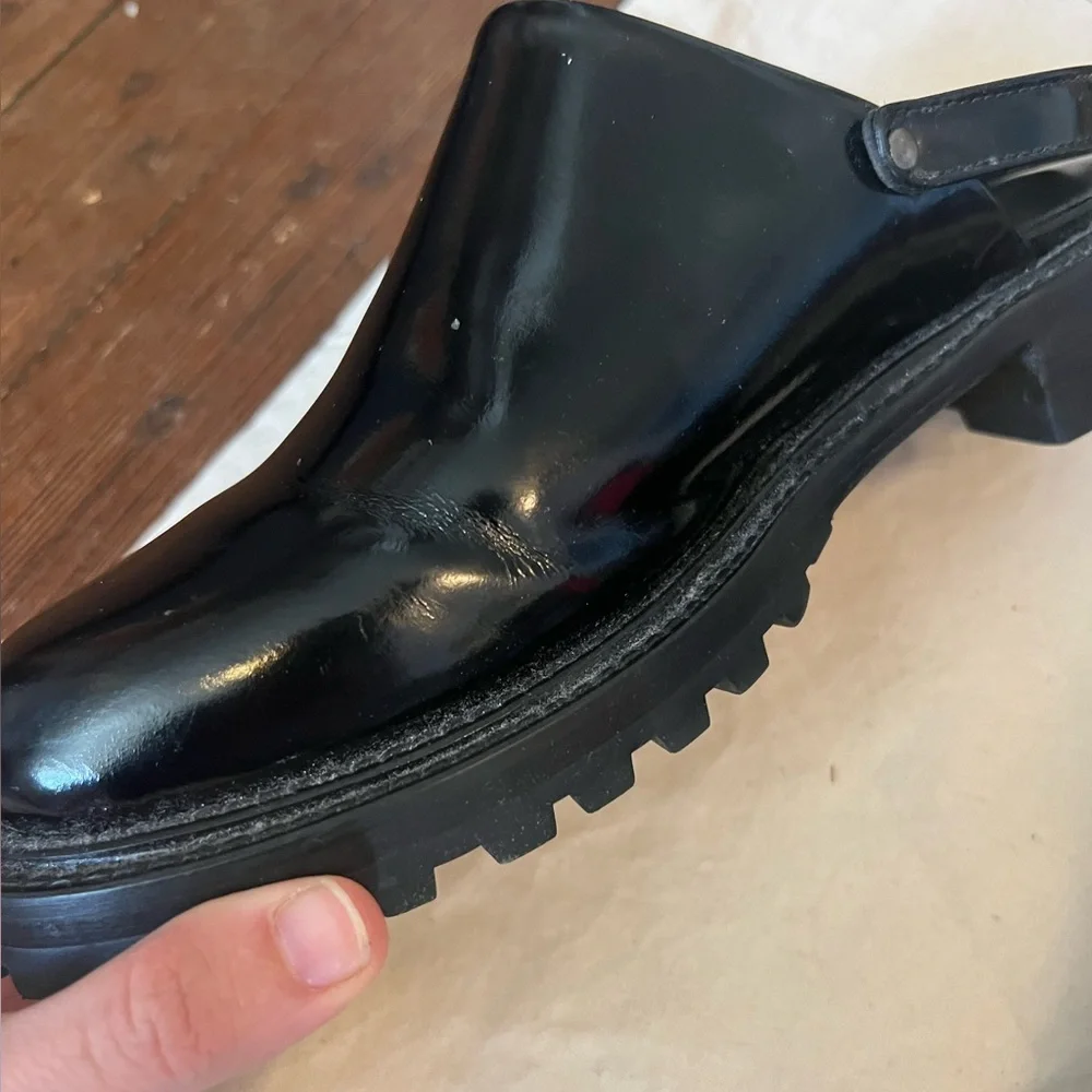 Rachel Comey Gilly Clogs Patent Leather SZ 7 - Picture 15 of 16
